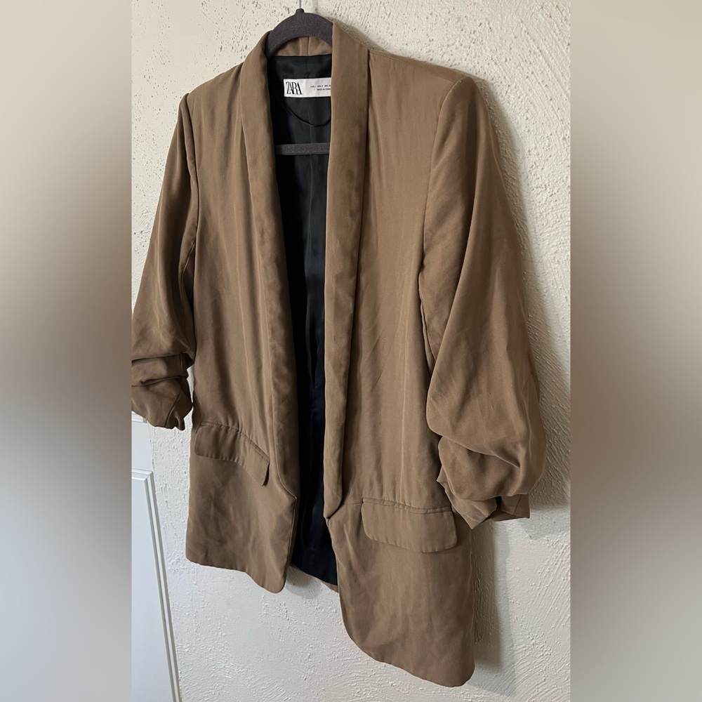 Zara Tan Blazer - Picture 3 of 5